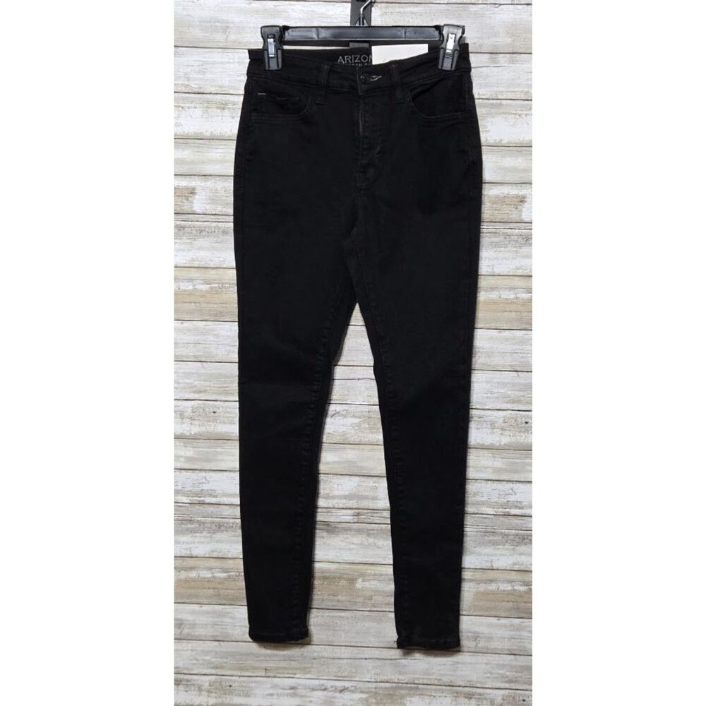 Arizona Juniors Women's High Rise Slimmest Leg Jegging- Size 0 Black - Picture 4 of 5